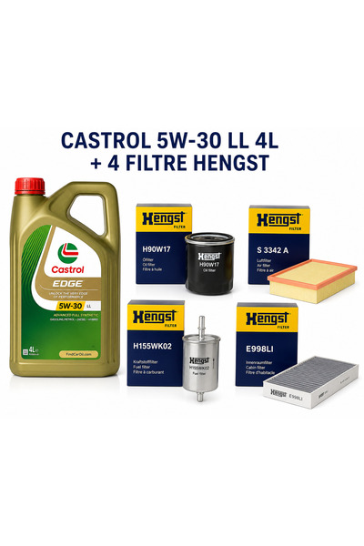 HENGST Πακέτο αλλαγής λαδιών 5W30 για την ομάδα VAG - VW AUDI SKODA SEAT 1.4 TSI