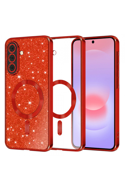 Techsuit Husa MagSafe pentru Samsung Galaxy A37 5G, Techsuit, Luxury Glitter,...