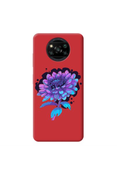 Other Xiaomi Poco X3 /X3 Pro Witch flower Red Colored Silicone TPU Θήκη