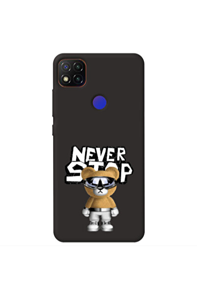 Other Xiaomi Redmi 9c Never stop Black Colored Silicone TPU Θήκη