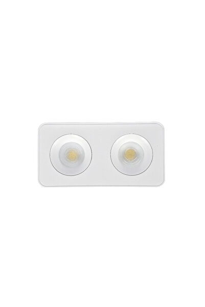InLight Εντοιχιζόμενο σποτ 2*8W 3CCT σε λευκό χρώμα X00270W