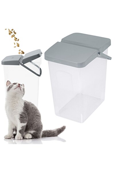 EDANTI Recipient din plastic pentru pulbere, hrană pentru animale de companie...