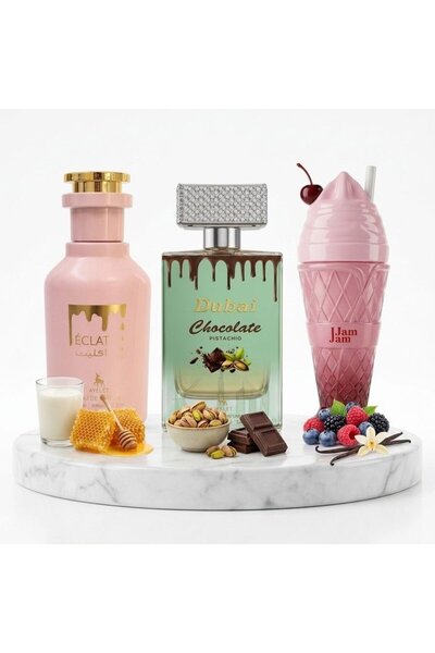 Ayelet Set de 3 parfumuri orientale pentru femei - Eclat + Dubai Chocolate + ...