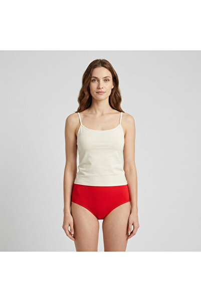 AYS Women's Thin Waist Cotton Panties Red 12-Pack