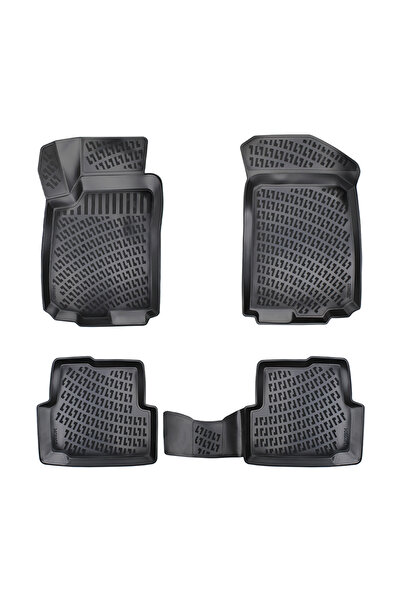 Umbrella Set de covorașe auto din cauciuc tip tavă pentru Chevrolet Aveo II 2...