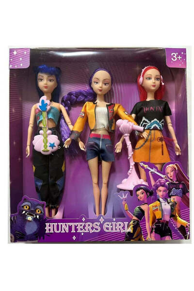 K-POP K Pop Hunters Girls Figures 3 in 1 Series