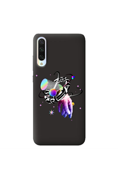 Other Xiaomi Mi 9 Lite Y2k Black Colored Silicone TPU Θήκη