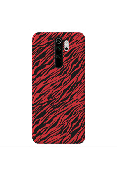 Other Xiaomi Redmi Note 8 Pro Black zebra Red Colored Silicone TPU Θήκη