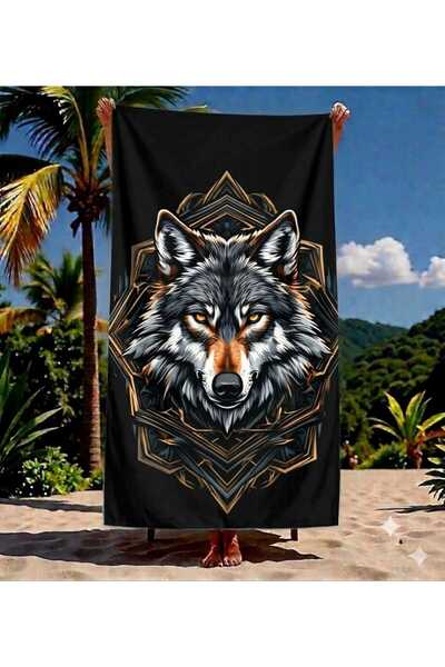 Elmas Dizayn Beach Sport Bath Towel Quick Drying Water Absorbent Sand Resista...