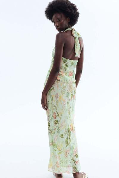 H&M Printed viscose skirt