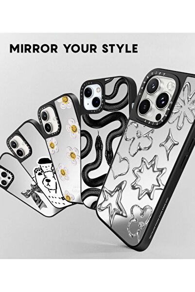 Casetify Mirror iPhone 16 Pro Case [Reflective / 4.9 ft. 1X Military Grade Dr...