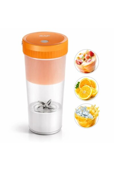 raf Blender portabil pentru smoothie-uri 80W 300ml 8 lame Reîncărcabil USB Po...