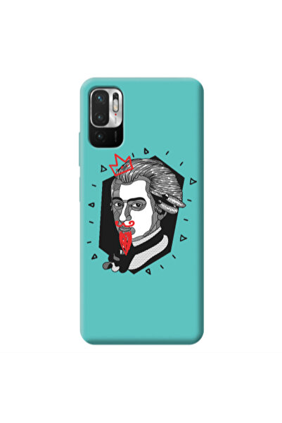 Other Xiaomi Redmi Note 10 Pro 5G Bearded Turquoise Colored Silicone TPU Θήκη