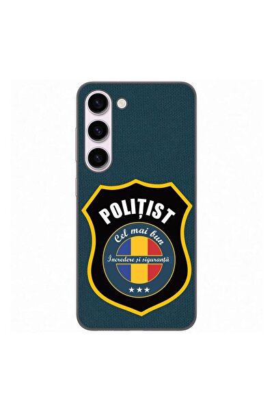 OEM Θήκη συμβατή με Samsung Galaxy S23 από σιλικόνη gel TPU με σχέδιο αστυνομ...