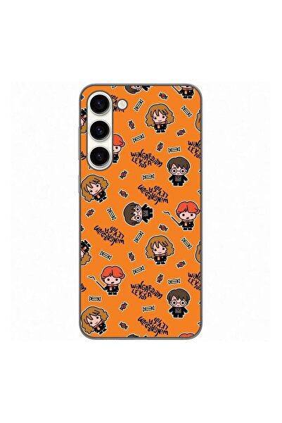 OEM Калъф, съвместим със Samsung Galaxy S23 Plus, силиконов гел TPU, с десен ...