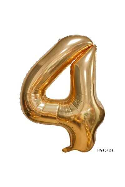 OEM Balon din folie numărul 4, Auriu Italia, 102cm
