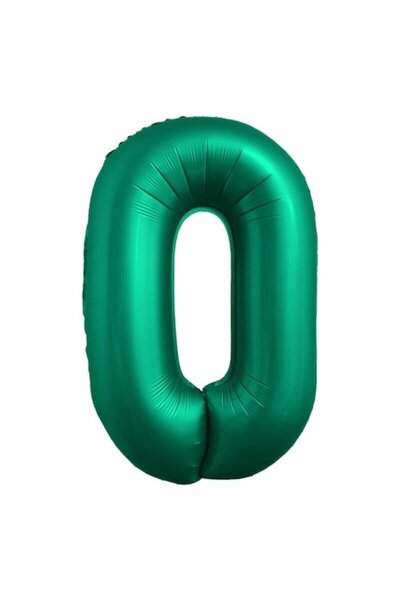 OEM Balon din folie număr, 102cm, Verde satinat