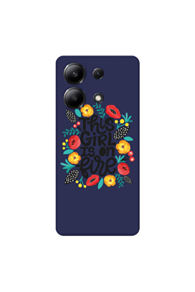 Other Xiaomi Redmi Note 13 4G This Girl Dark blue Colored Silicone TPU Θήκη