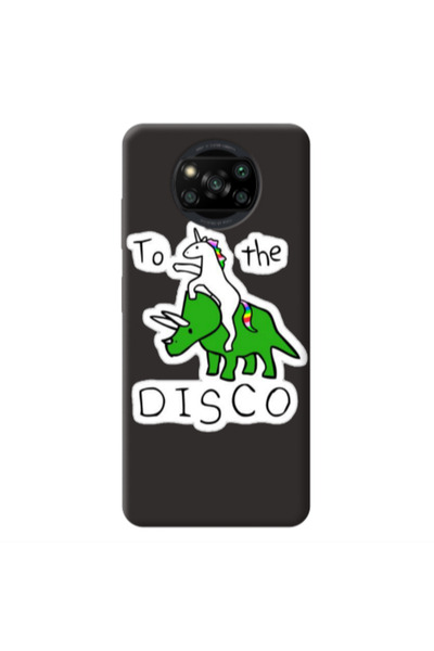 Other Xiaomi Poco X3 /X3 Pro To the disco Black Colored Silicone TPU Θήκη
