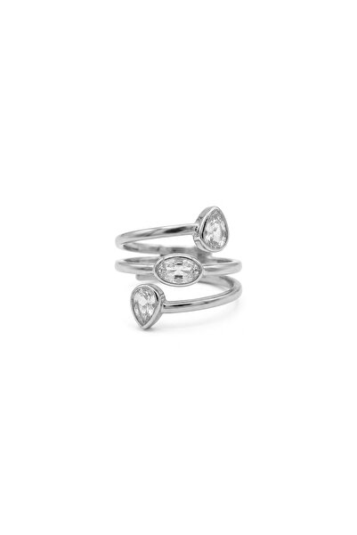 Charmist Steel Lyra Ring Adjustable