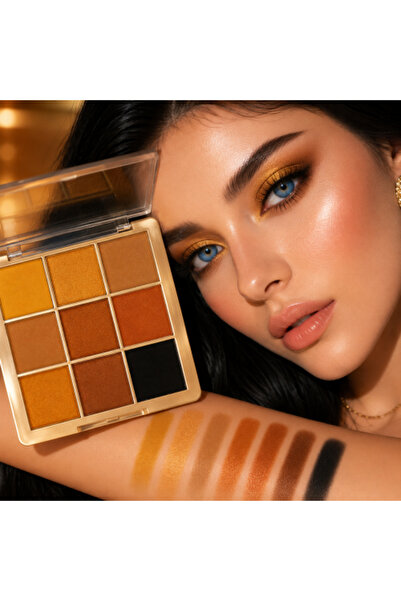 real beauty Diamond Beauty Eyeshadow Palette - Strong Color Saturation, Matte...