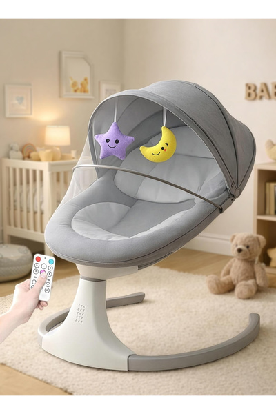 Cady One Baby Rocking Chair Bluetooth and Music Remote Control Baby Chair Bab...