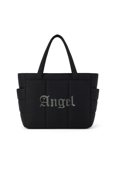 Rue Lora Butik Angel Taş İşlemeli Siyah Kadın Omuz Çantası Büyük Boy Shopper ...