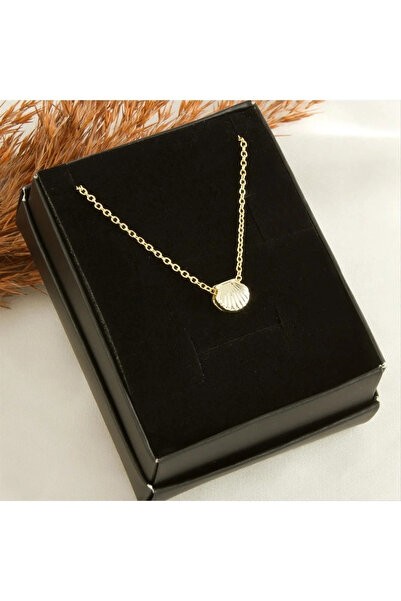 Marsilyan Yellow Color Oyster Box Necklace Elk-Bjtieg