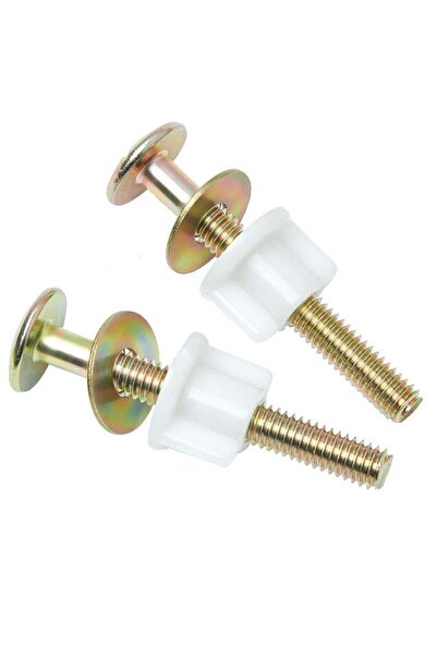 Arabest 2-Pack Toilet Seat Screws,Steel Hinge Bolts and Nuts,Heavy Duty Faste...