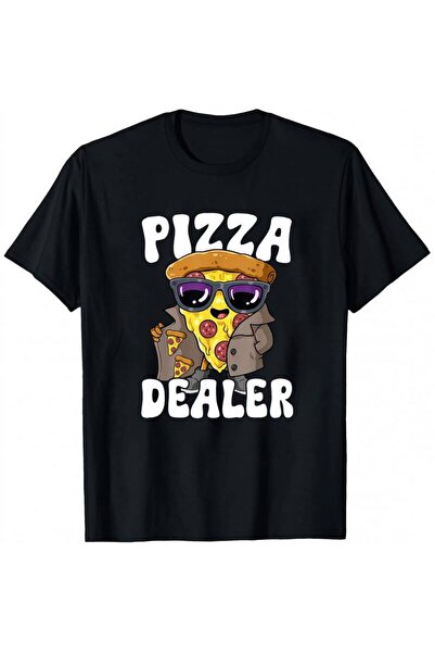 23 nisan Men' Women' Funny Dealer T-Shirt - Italian Sausage Slice Character D...