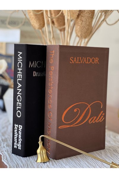 Velzade Home مجموعة صناديق كتب قماشية مزخرفة مكونة من قطعتين - DAL & MI - صند...