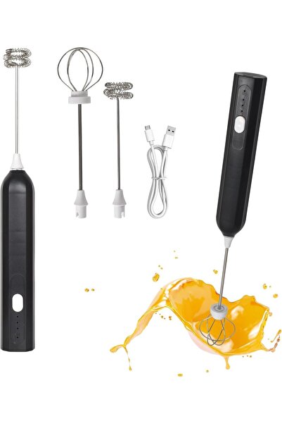Generic Electric Milk Frother, USB Rechargeable Stainless Steel Milk Whisk, P...