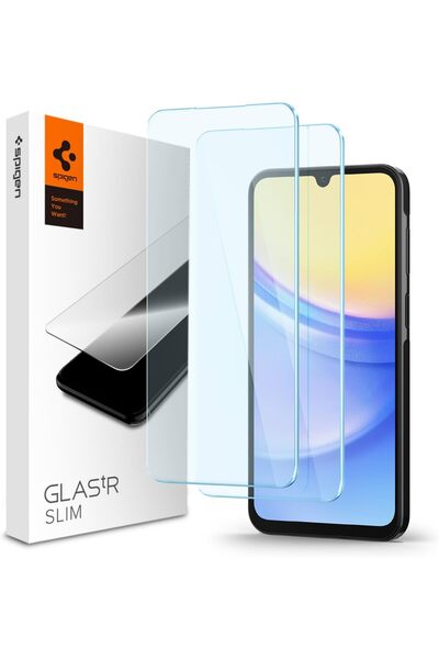 Yıldızan واقي شاشة زجاجي GLAS.tR Slim HD (قطعتان) متوافق مع هاتف Galaxy A25 /...