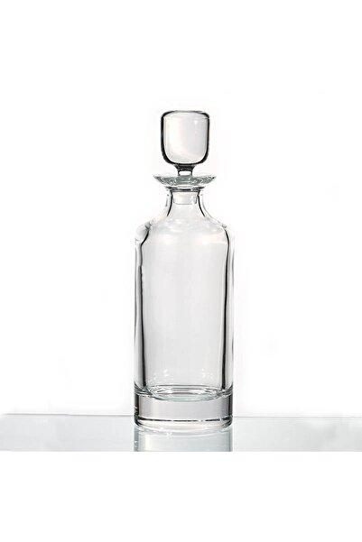 Bohemian Crystal Τετράγωνη καράφα από διαφανές γυαλί με πώμα