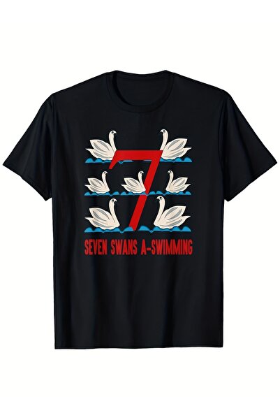 NOURAM A- Swimming Song 12 Days of Christmas T-Shirt Suitable for All Men and...