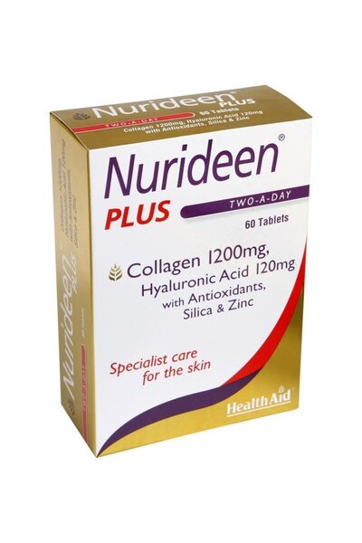 Health Aid Nurideen Plus Θαλάσσιο Κολλαγόνο με Υαλουρονικό Οξύ &amp; Βιταμίνε...