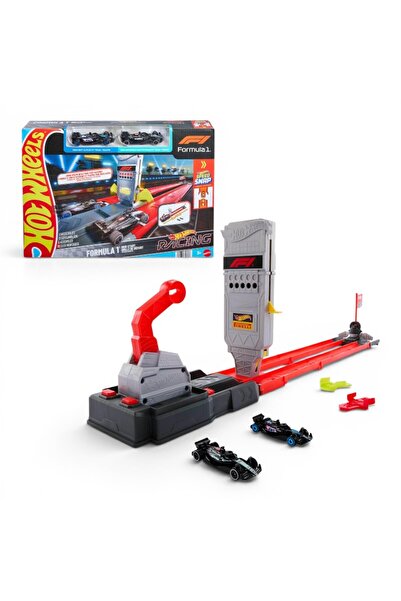 HOT WHEELS Set de pistă F1 cu linie de sosire