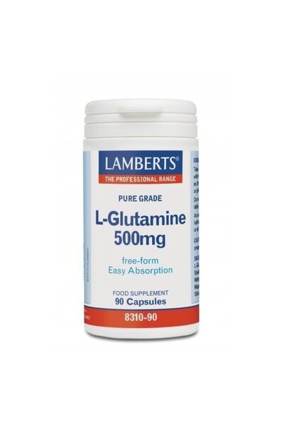 Lamberts L-Glutamine Σκόνη σε Σκληρή Κάψουλα για τον Εγκέφαλο &amp; στην Επού...