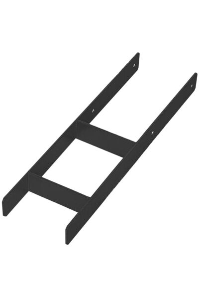 KOTARBAU Bază de stâlp tip H pentru încastrare, 160 mm, Oțel galvanizat negru...