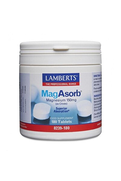 Lamberts Mag Asorb (Μαγνήσιο σε Μορφή Citrate) 180tabs