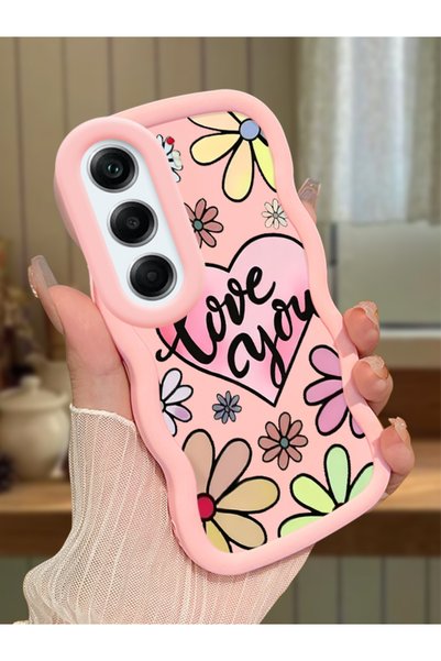 Hontinga Tecno Camon 40 Compatible Case Camera Protector Pink Silicone Couple...