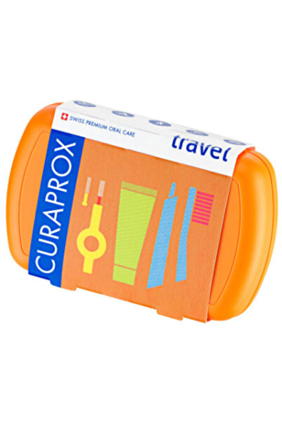 Curaprox Be You Travel Set, Πακέτο Στοματικής Υγιεινής Ταξιδίου, Πορτοκαλί
