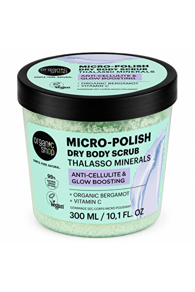 Natura Siberica Organic Shop Thalasso Micro Polish Dry Body Scrub, 300ml