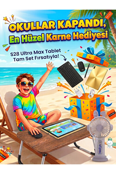 İ-TAB S28 Ultra Max Tablet - 16GB RAM 1TB Hafıza | Sim Kartlı | Klavye Mouse ...