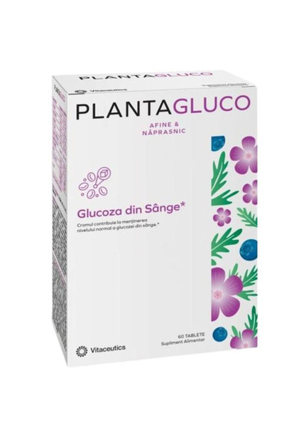 Vitaceutics Plantagluco, Afine și Napraznic - Menține Glicemia Normală - Vita...