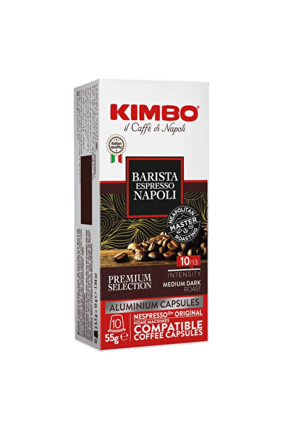 Kimbo Barista Espresso Napoli Aluminum Capsule Coffee 55 Gr *3-Pack