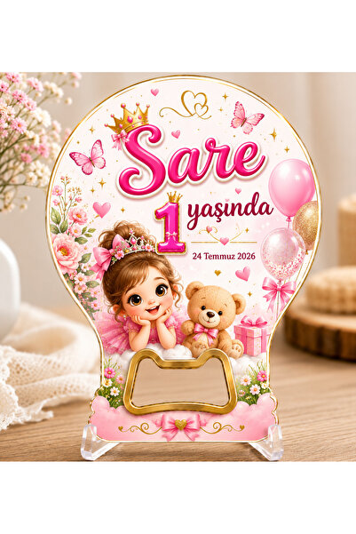 demo dijital Doğum Günü - Hoş Geldin Bebek - Balon Açacak Magnet Hediyelik