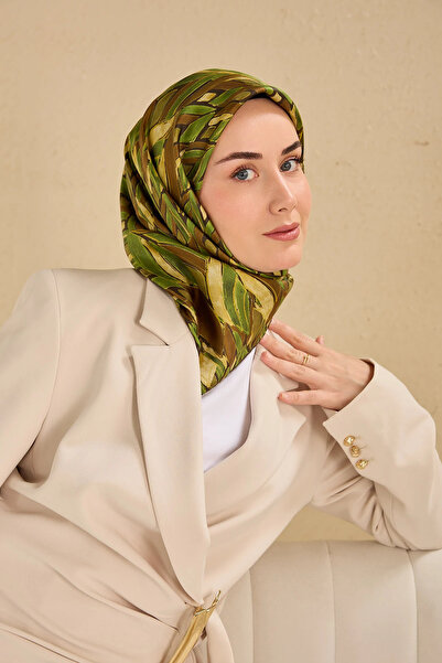 Silk Home Twill Silk Patterned Scarf 11514