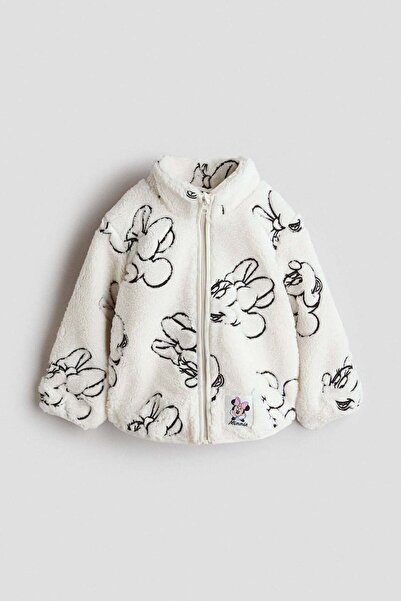 H&M Embroidery-motif teddy jacket
