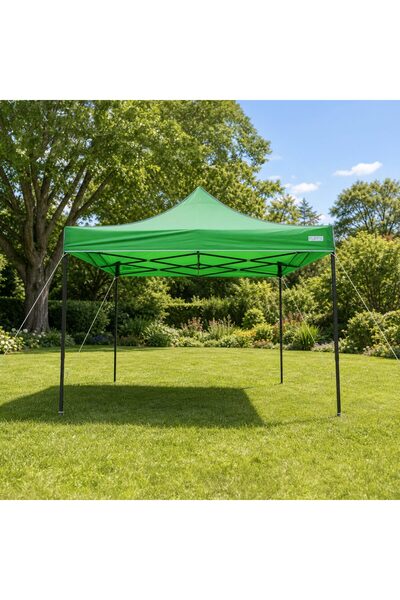 Flippy Cort Pavilion Pliabil 3x3m, Flippy, Cadru Metal Pliabil Ranforsat, Ine...